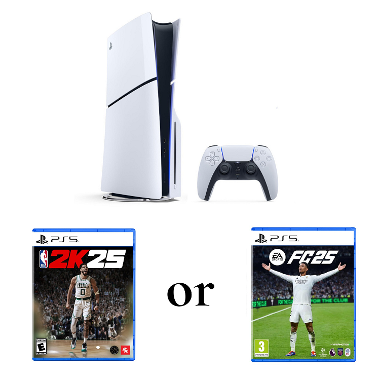 PS5 Slim Console + 1 Game